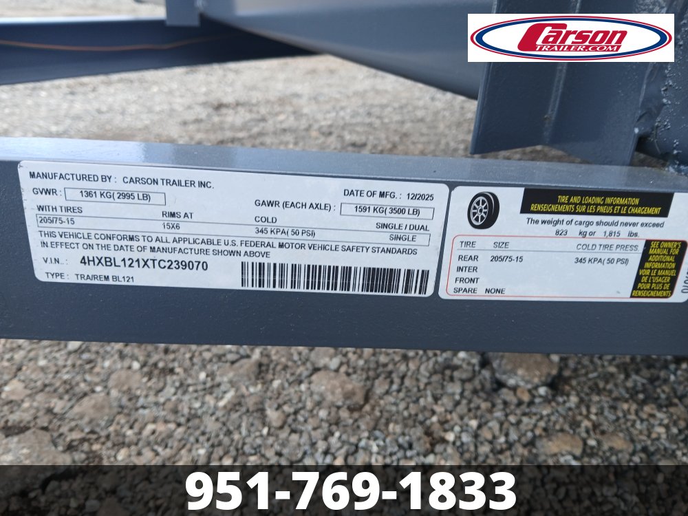 77x12 Carson Landscape Trailer