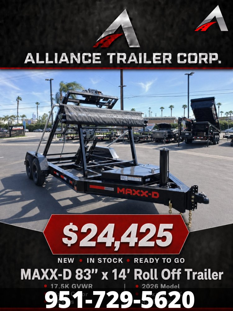 83x14 Maxx-D ROLL OFF TRAILER