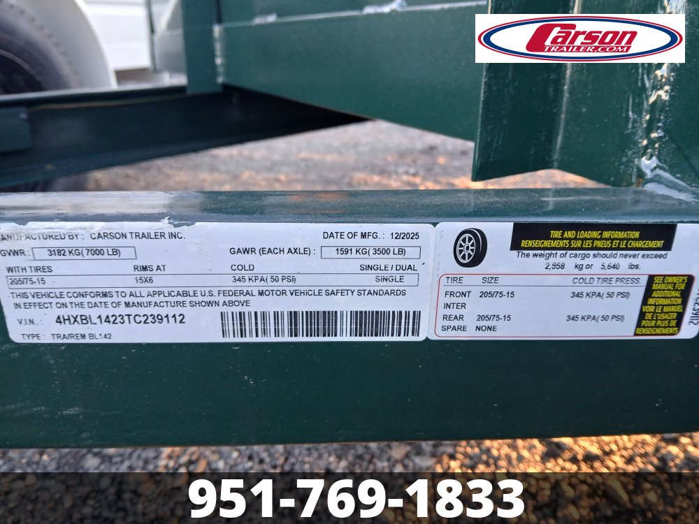 77x14 Carson Landscape Trailer