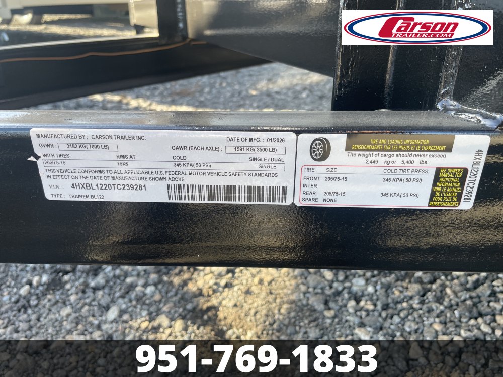 82x12 Carson Landscape Trailer