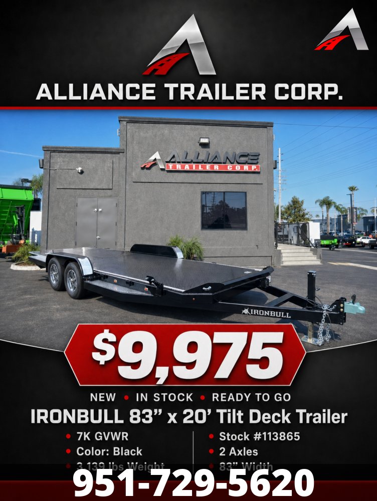 83x20 IronBull Tilt Deck