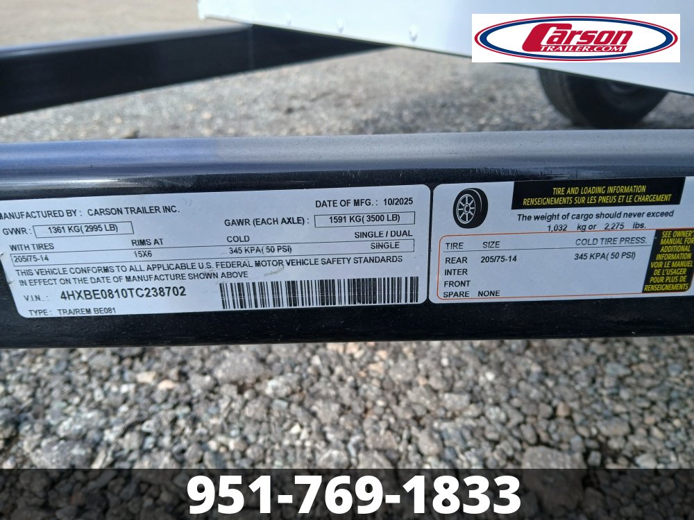 60x8 Carson Enclosed Cargo