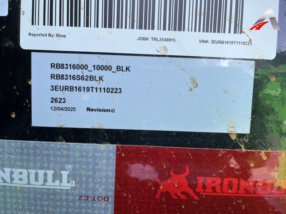 83x16 IronBull ROLL OFF DUMP BIN