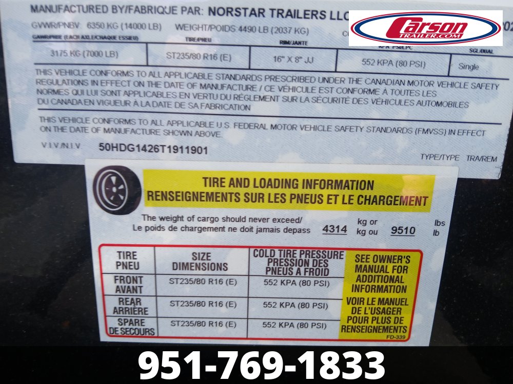 83x14 IronBull ROLL OFF TRAILER