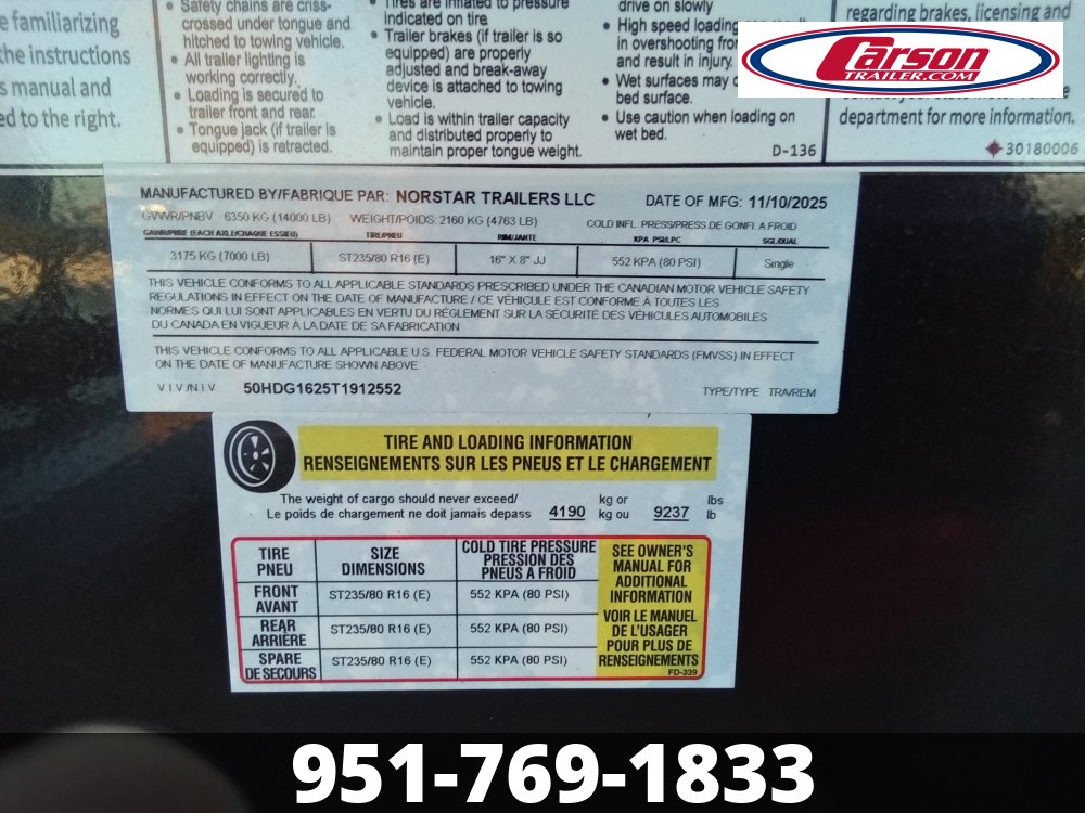 83x16 IronBull ROLL OFF TRAILER