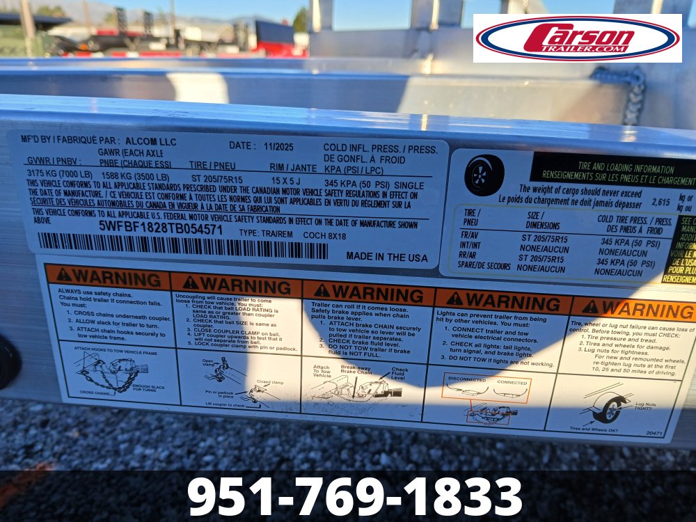 96x18 Cargo Pro Open Car Hauler