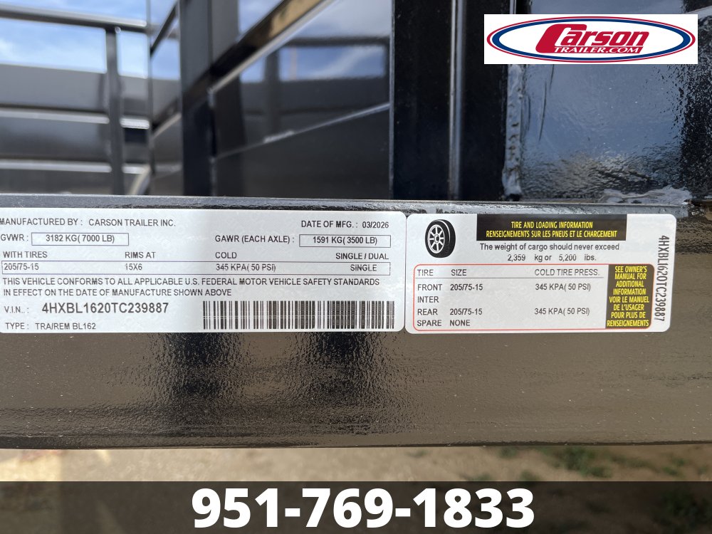 83x16 Carson Landscape Trailer