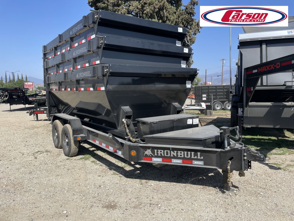 83x14 Iron Bull ROLL OFF TRAILER