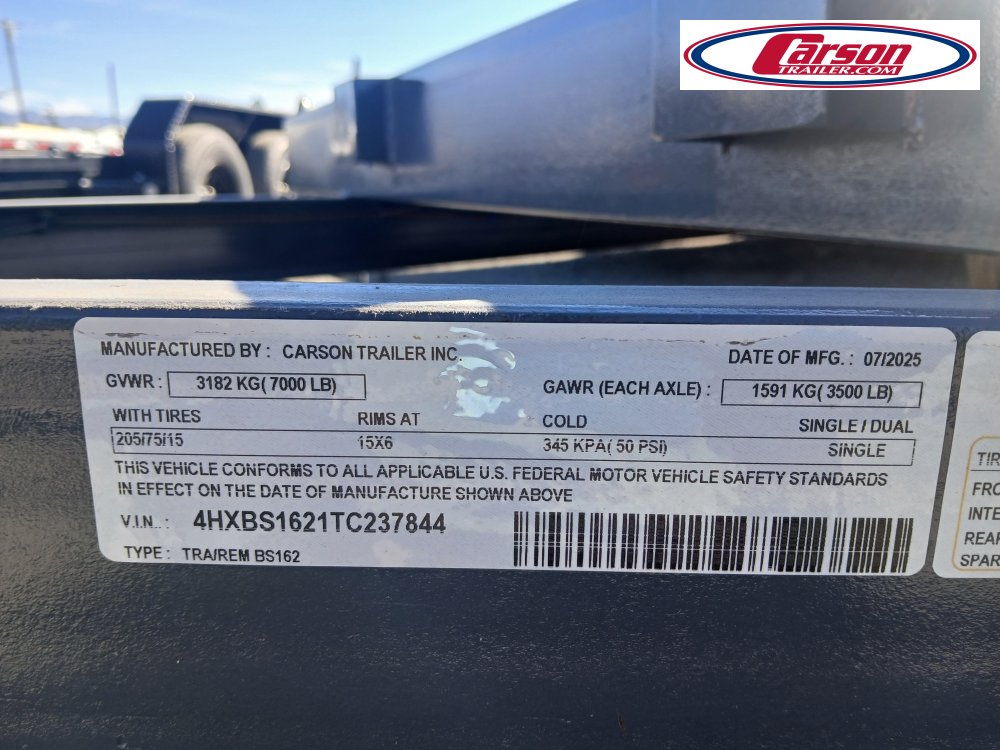 77x16 Carson Trailer Open Car Hauler