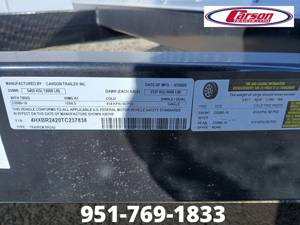 102x24 Carson Enclosed Car Hauler