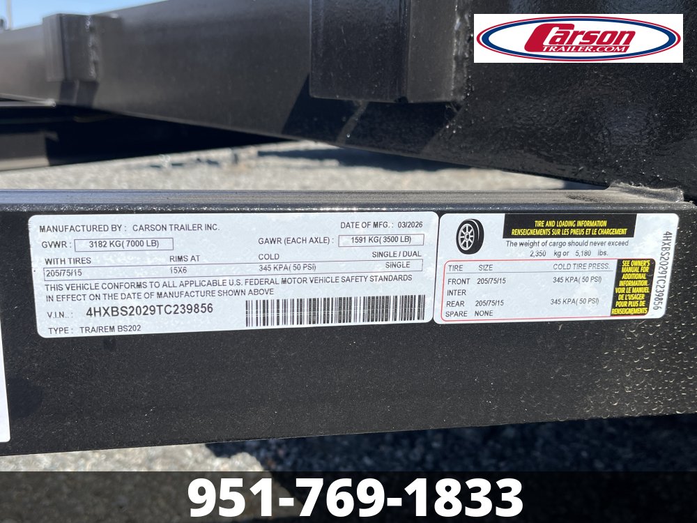 83x20 Carson Open Car Hauler