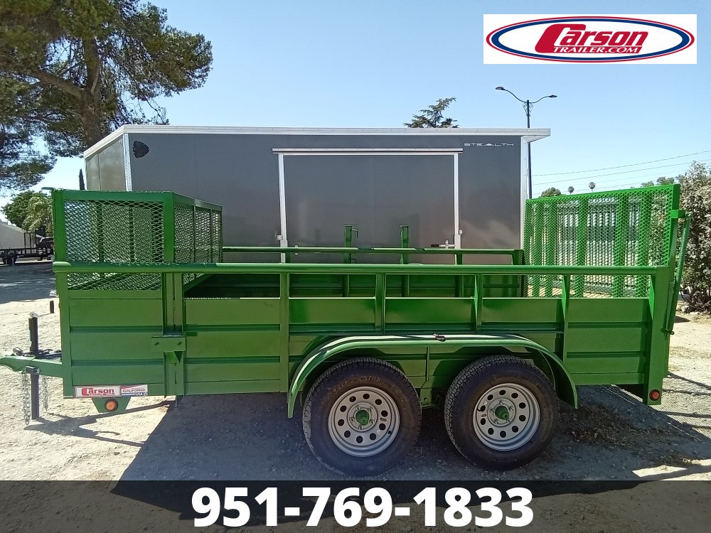 2025 CARSON 6.5' X 12' T/A LANDSCAPE TRAILER