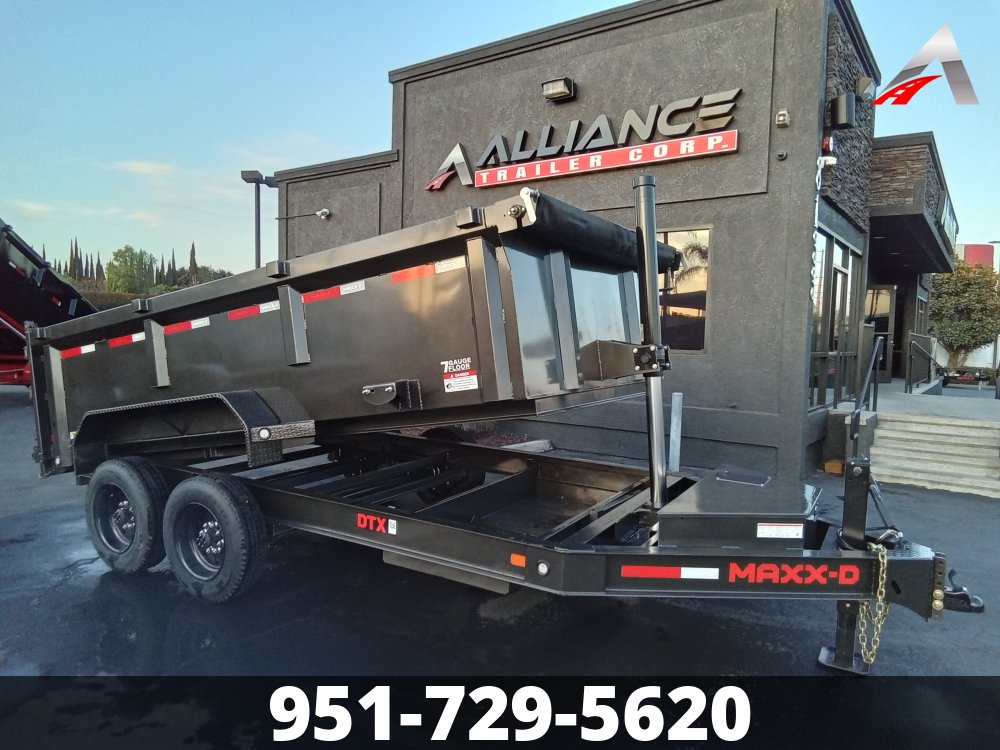 2025 MAXXD DTX 83" X 14' TELESCOPING DUMP TRAILER