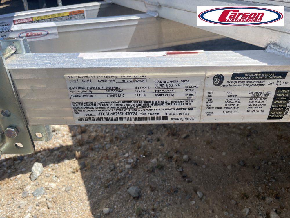 81x14 ALCOM Open Car Hauler