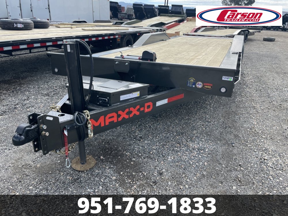 2024 MAXXD T8X 8.5' X 24' HD CHANNEL POWER TILT CAR/ EQUIP TRAILER