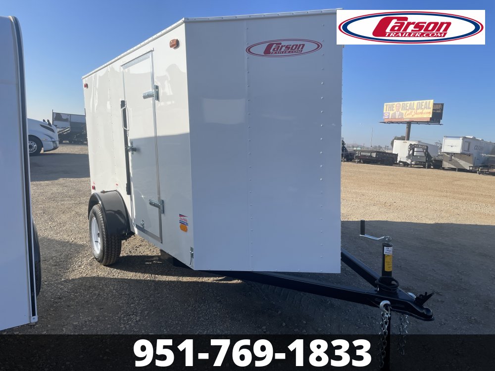 2025 CARSON 5' X 10' EL S/A ENCLOSED TRAILER