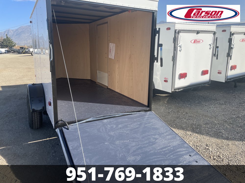 2025 CARSON 5' X 10' EL S/A ENCLOSED TRAILER