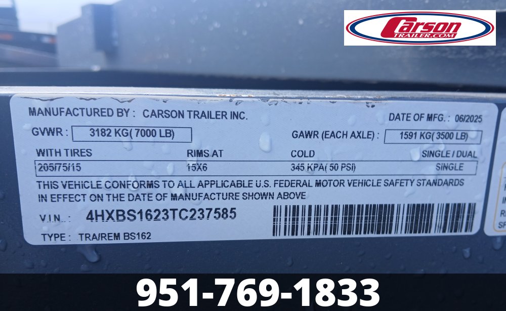 77x16 Carson Open Car Hauler