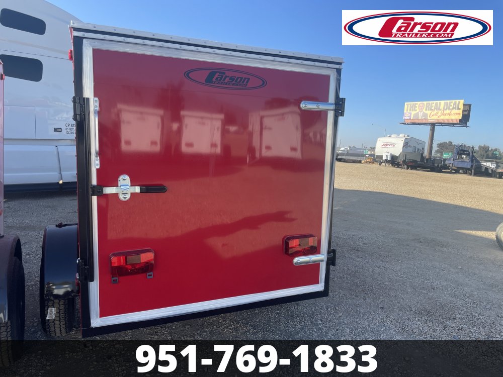 2025 CARSON 5' X 8' EL ENCLOSED TRAILER