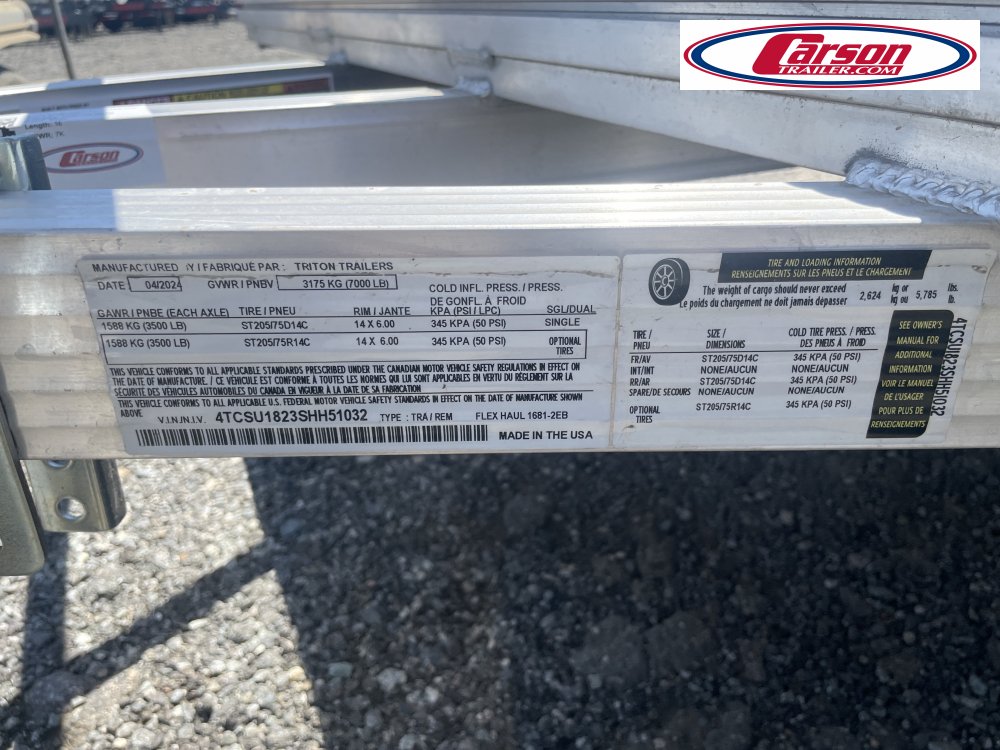 81x16 ALCOM Open Car Hauler