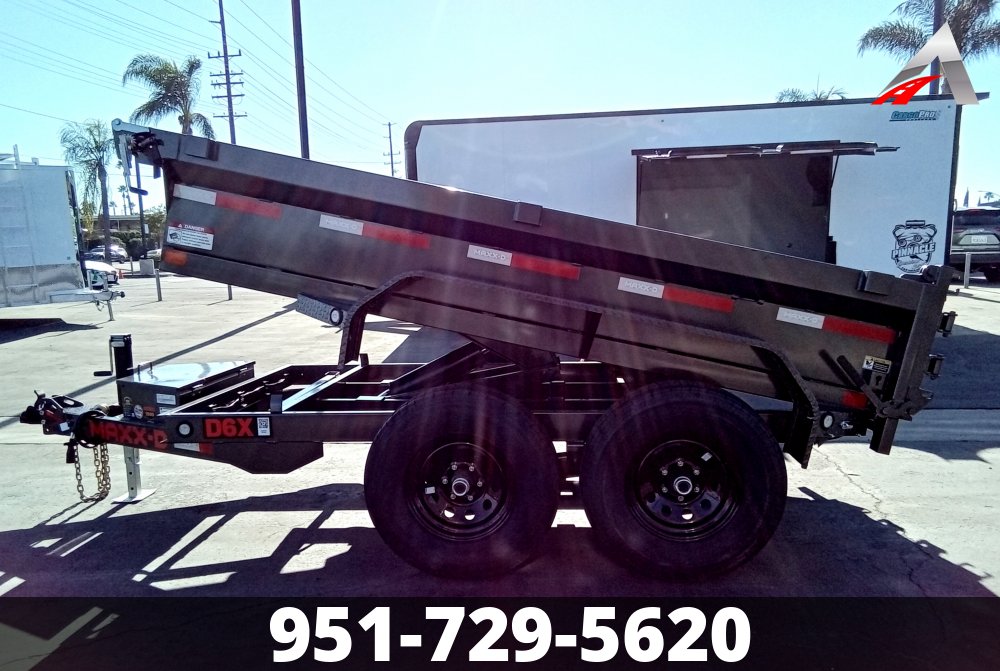 2025 MAXXD D6X 60" X 10' DUMP TRAILER 10K