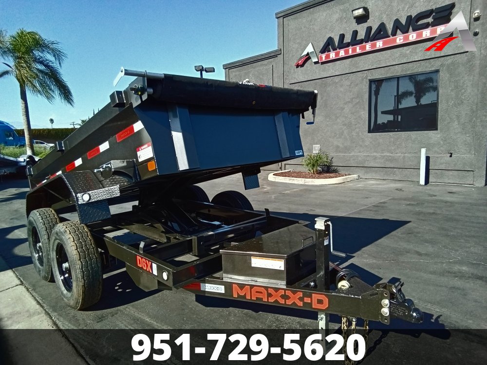 2025 MAXXD D6X 60" X 10' DUMP TRAILER 10K