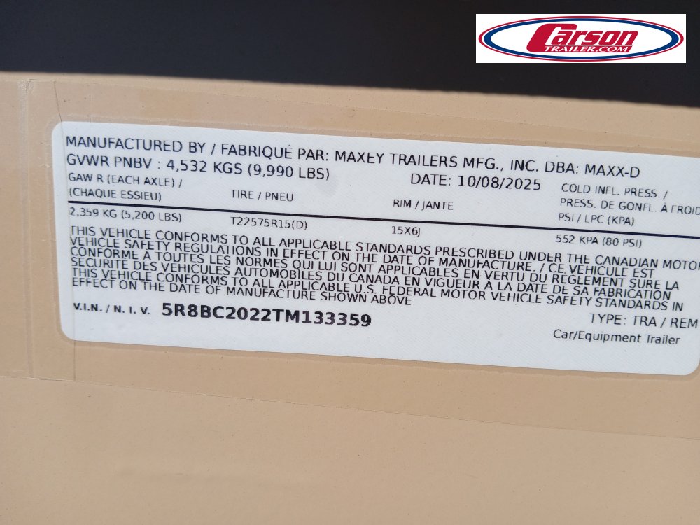 102x20 Maxxd Open Car Hauler