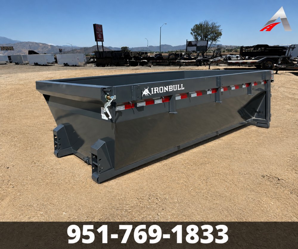 83"x16' IronBull ROLL OFF DUMP BIN
