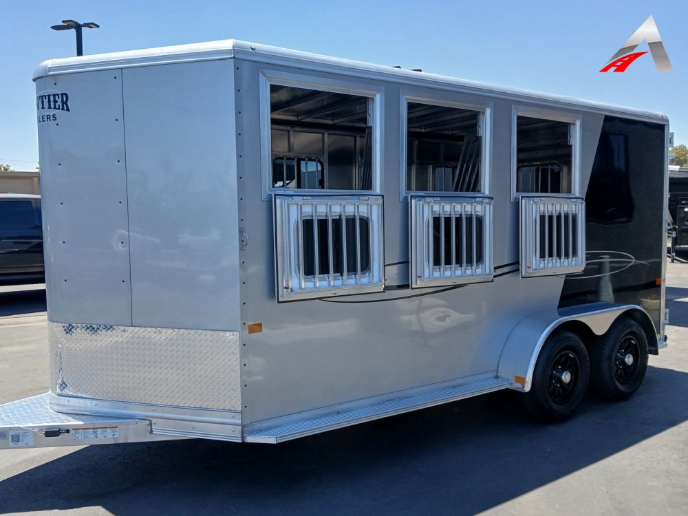 82x15 FRONTIER Horse Trailer
