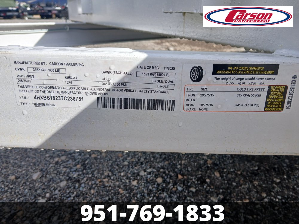 82x18 Carson Open Car Hauler