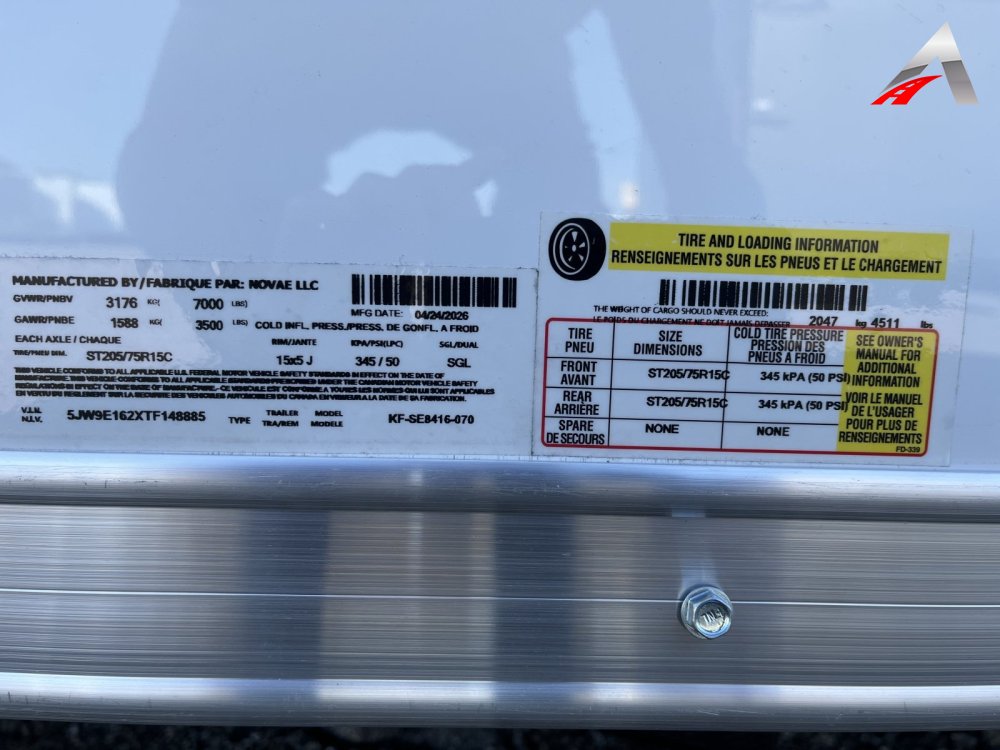 83x16 Formula Enclosed Car Hauler
