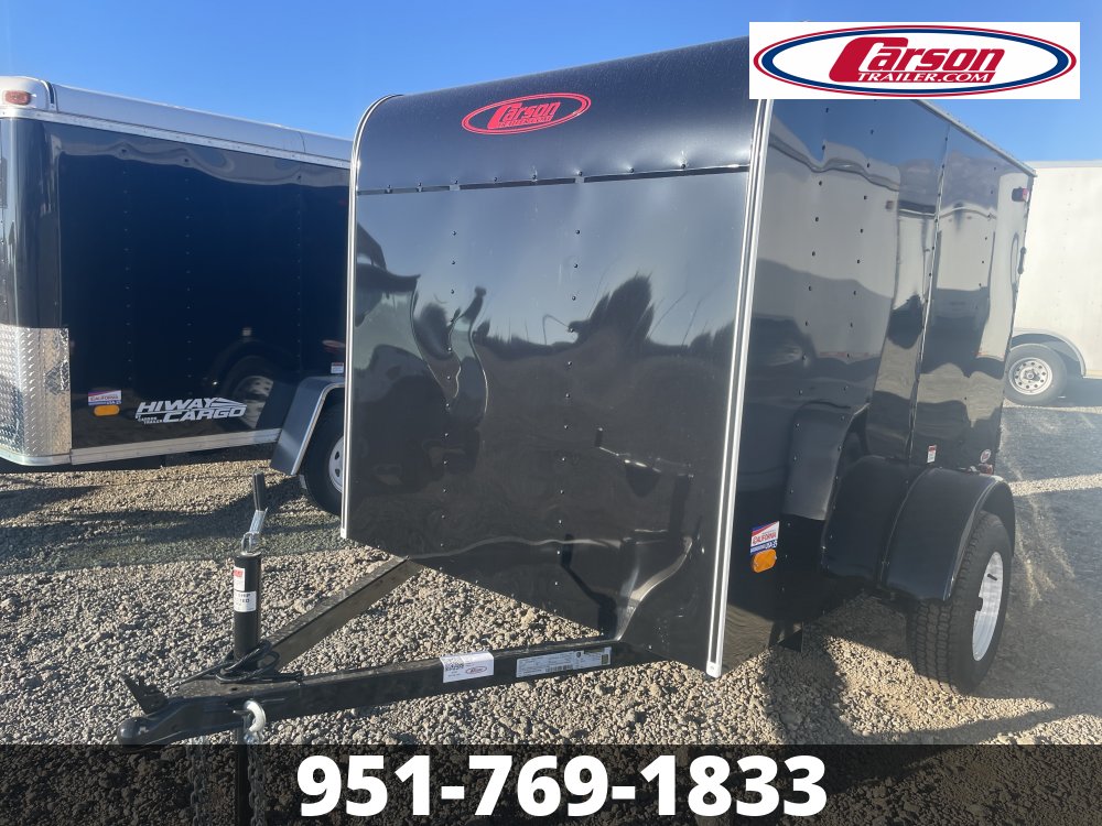 2025 CARSON EL 5' X 8' S/A ENCLOSED LITE TRAILER