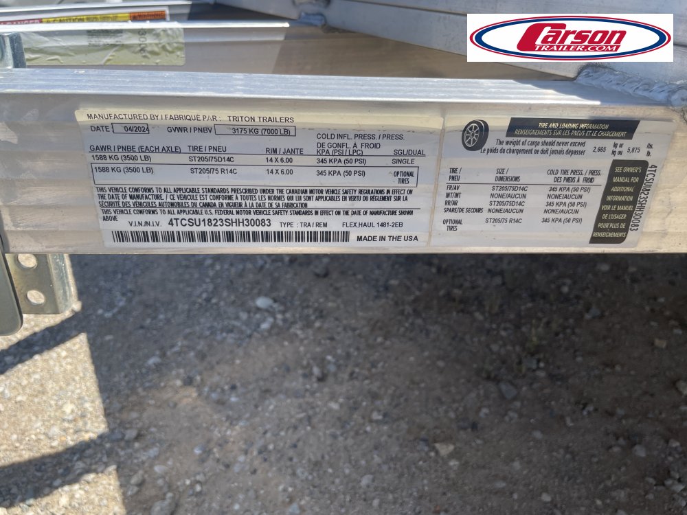 81x14 ALCOM Open Car Hauler