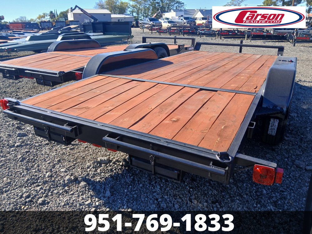 2026 7×16 Equipment Flatbed Trailer photo 4