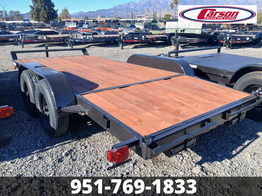 2026 7×16 Equipment Flatbed Trailer photo 5
