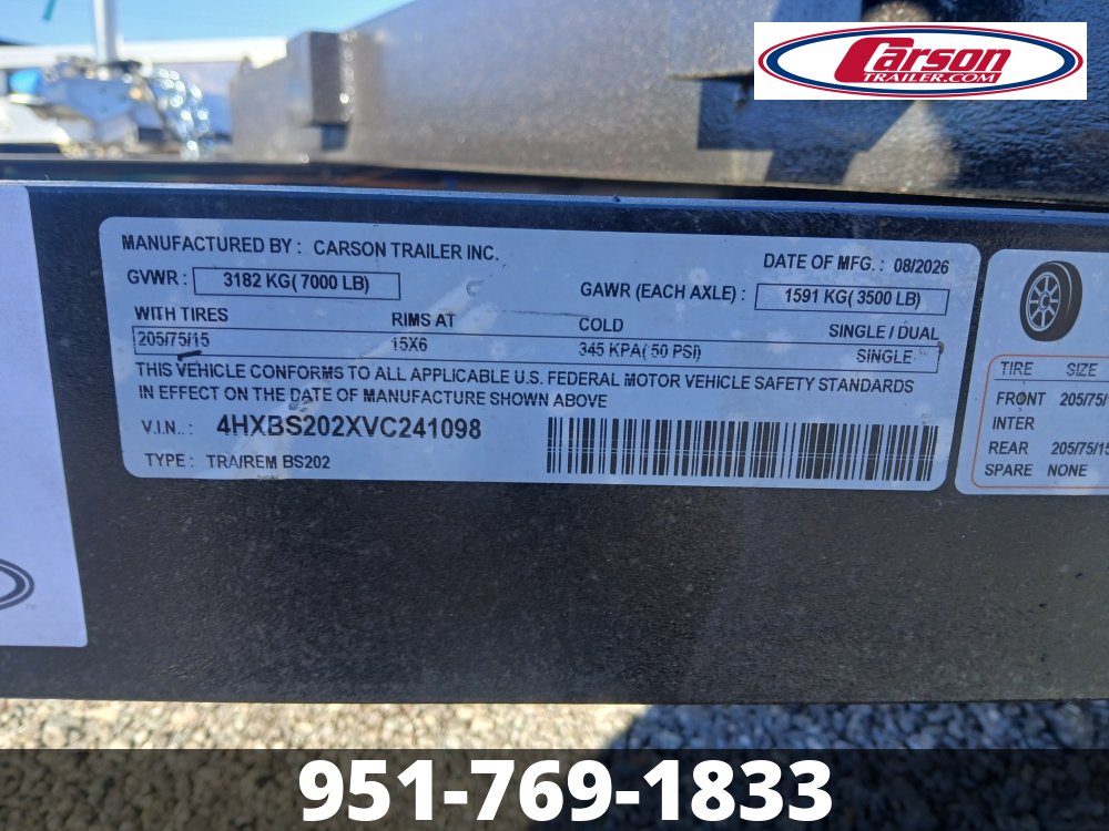 2027 7K Car Hauler Trailer photo 8