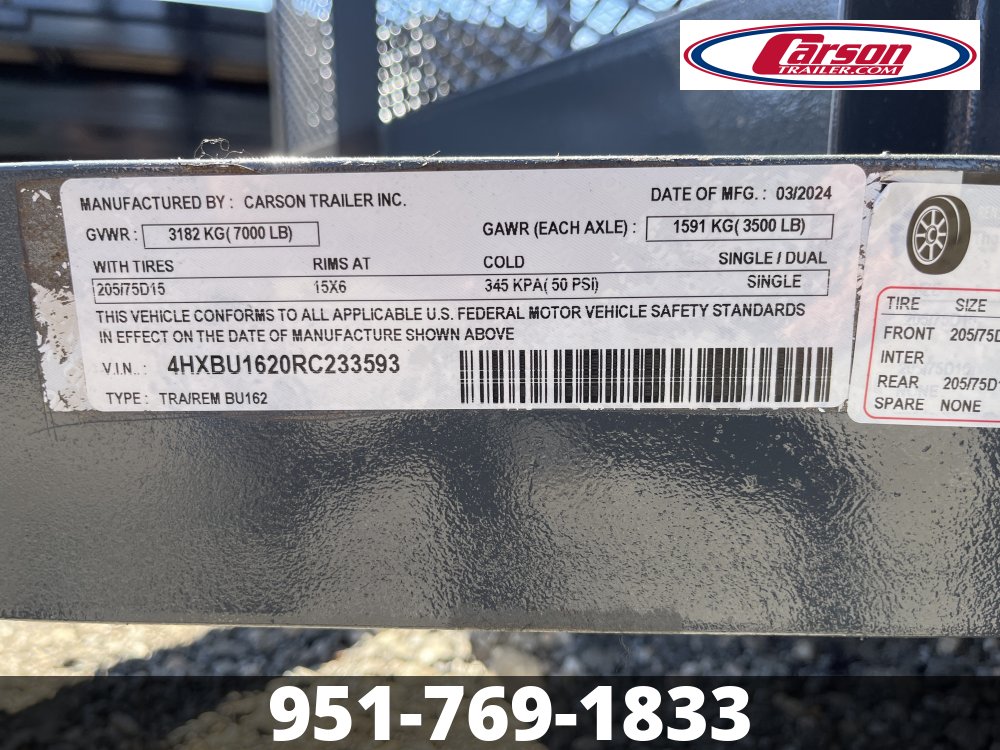 83x16 Carson Landscape Trailer