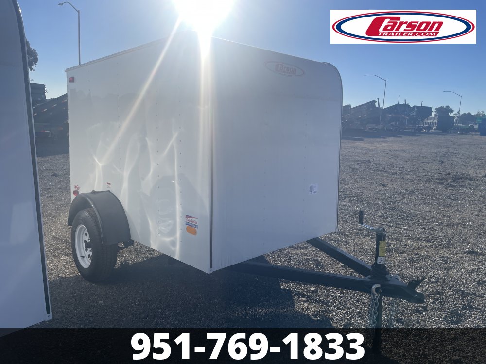 2025 CARSON 5'X8' S/A ENCLOSED CARGO TRAILER