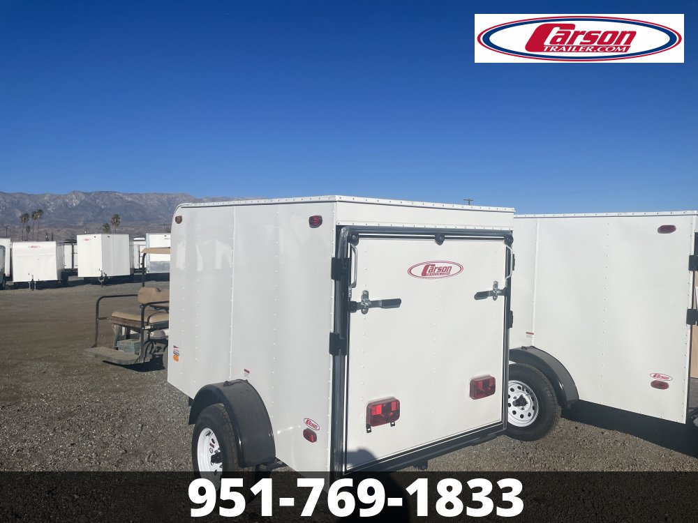 2025 CARSON 5'X8' S/A ENCLOSED CARGO TRAILER