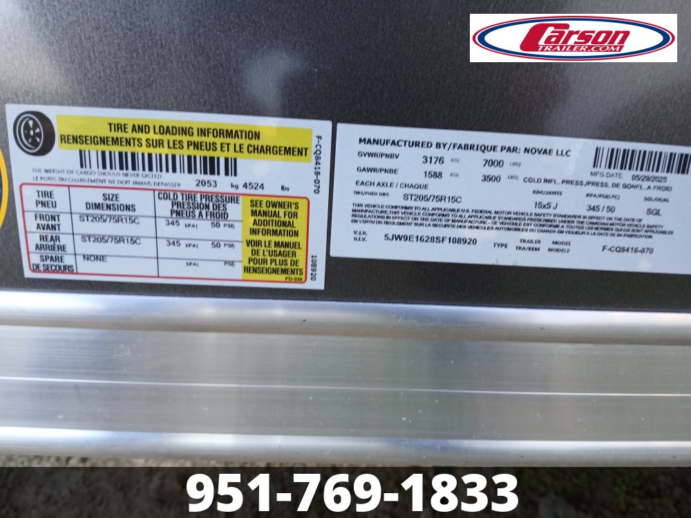 84x16 Formula Enclosed Cargo