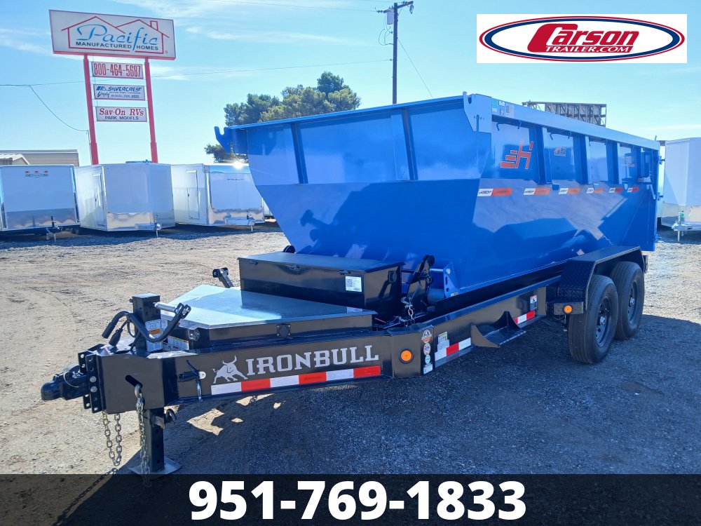 83"x14' IronBull ROLL OFF TRAILER