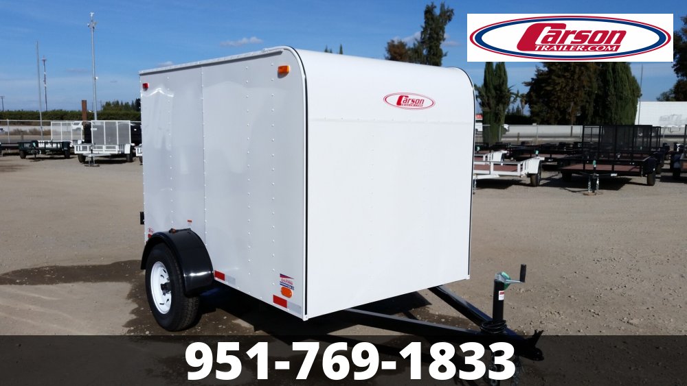 2025 CARSON 6' X 10' SINGLE AXLE ENCLOSED TRAILER