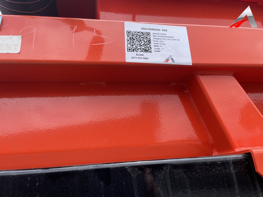 82x16 HORIZON ROLL OFF DUMP BIN