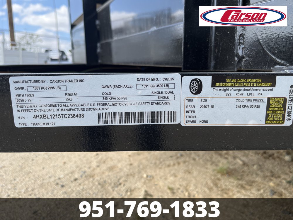 77x12 Carson Landscape Trailer