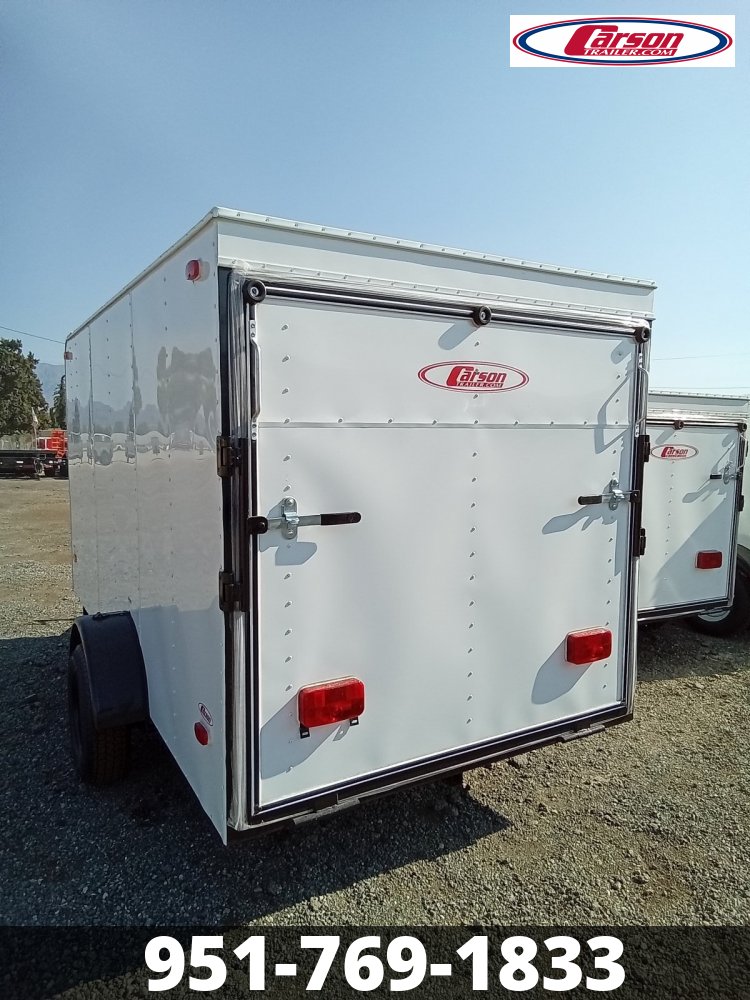 2023 CARSON S/A 6' X 12' EL ENCLOSED TRAILER