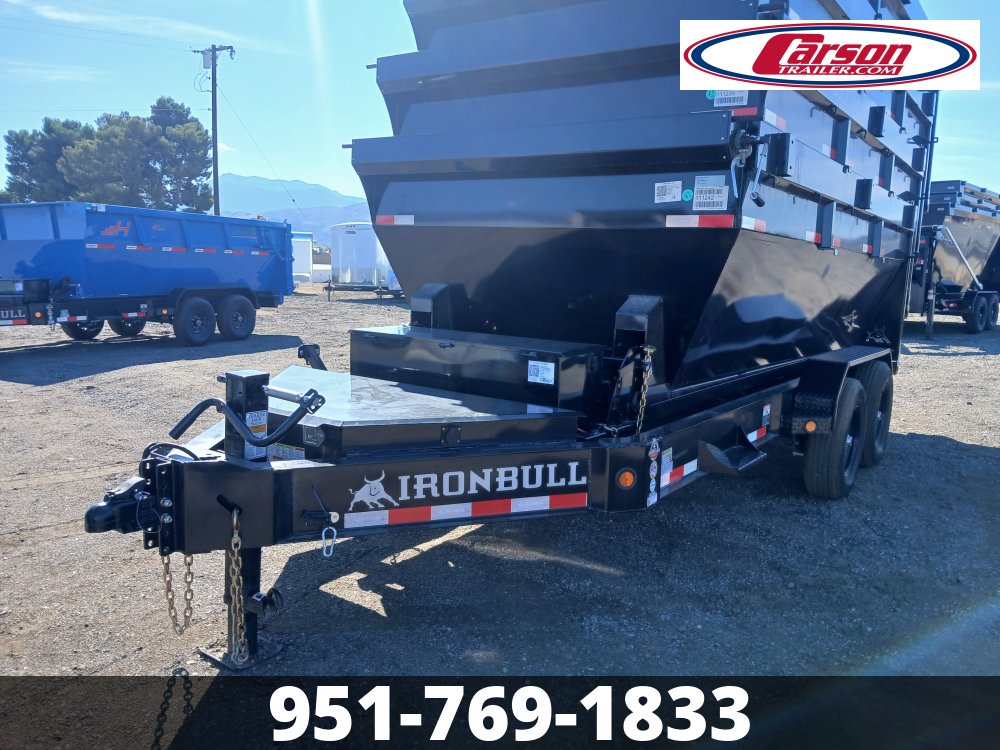 83"x14' IronBull ROLL OFF TRAILER