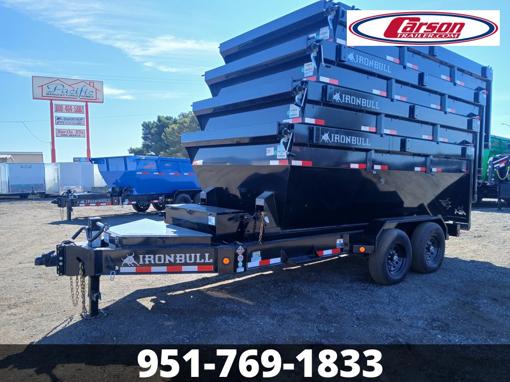 83"x14' IronBull ROLL OFF TRAILER