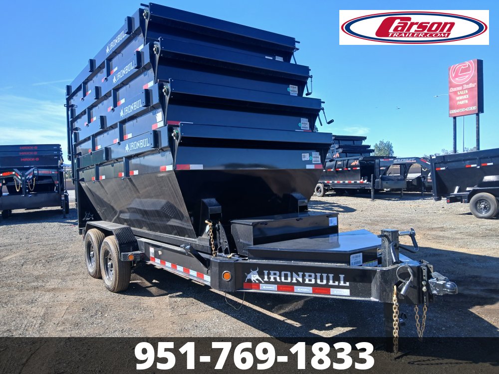 83"x14' IronBull ROLL OFF TRAILER
