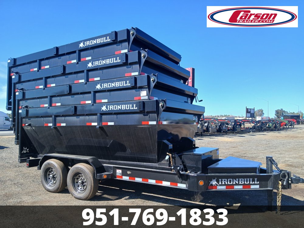 83"x14' IronBull ROLL OFF TRAILER