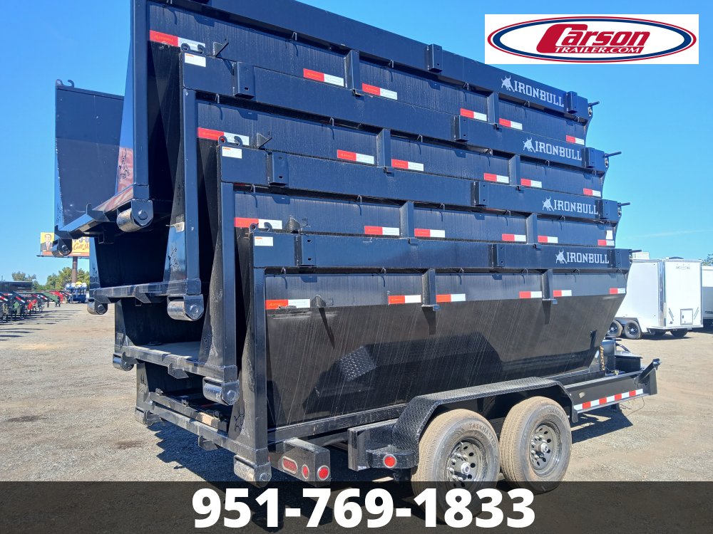 83"x14' IronBull ROLL OFF TRAILER